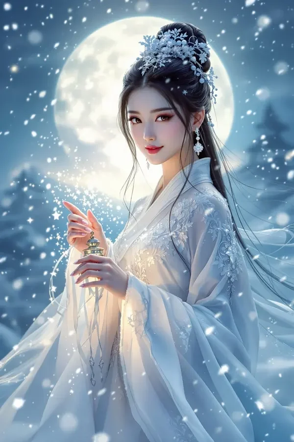 雪舞倾城 - 黄果AI魔改甜宠短剧封面
